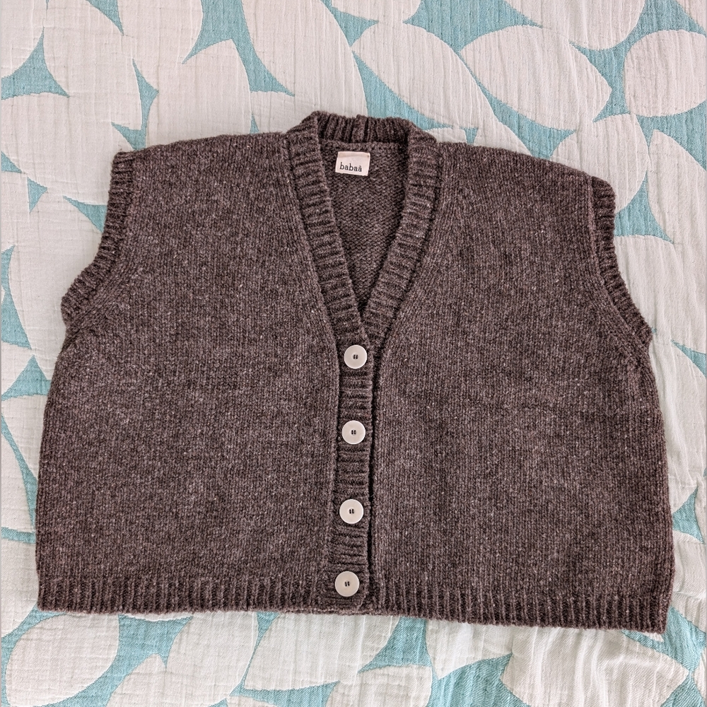 Babaa no75 vest in oak